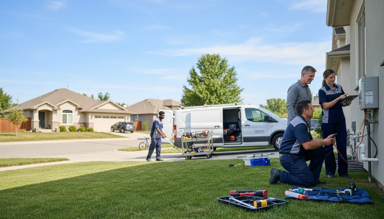 Tankless water heater service in Maize, KS